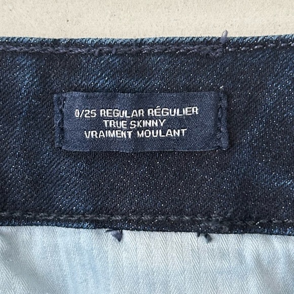 GAP High Rise True Skinny Sailor Ankle Jeans Secret Smoothing Pockets Blue 0/25 - Picture 11 of 16